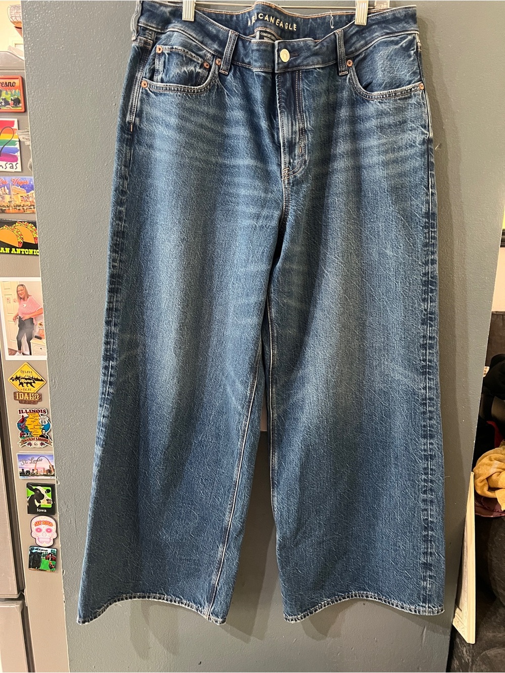 NWOT American eagle low rise wide leg jeans